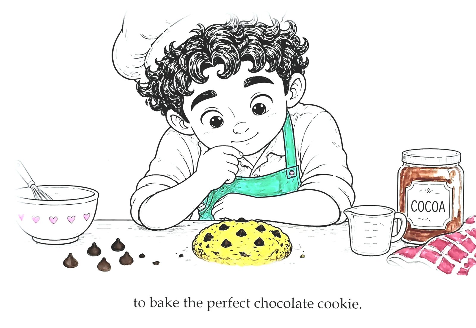 A reader’s coloured Miguel page